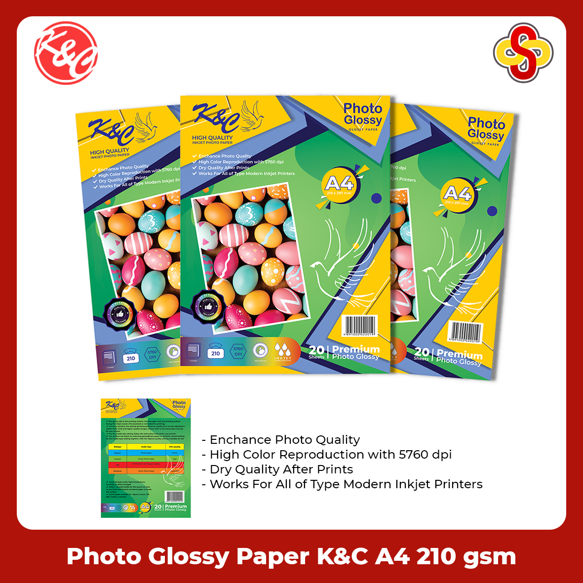 glossy paper photo 210 hj